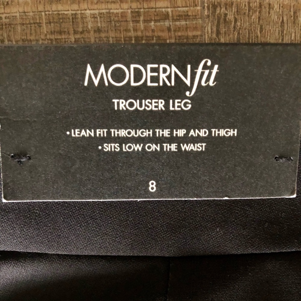 NWT Ann Taylor Lined Modern Fit Trousers Sz 8 - Picture 5 of 10